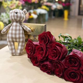 სასაჩუქრე ნაკრები ყავისფერი დათუნიათი