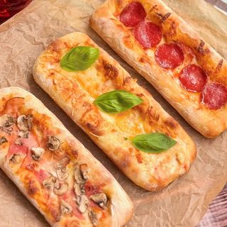 მინი პიცების სეტი (3 ცალი)