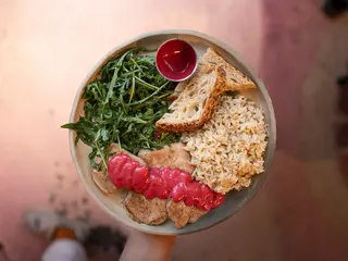 Pork medallions with lingonberry sauce