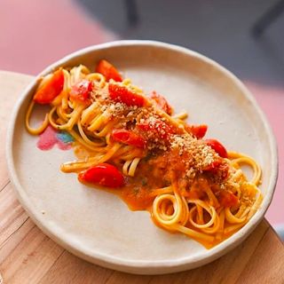 Vegan arrabbiata pasta