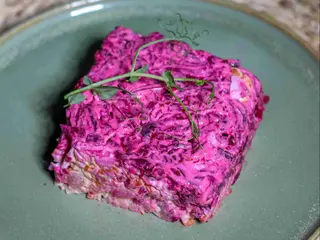 Shuba with herring