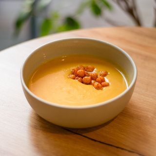 Lentil and chickpea cream soup