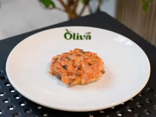 Chopped salmon cutlet
