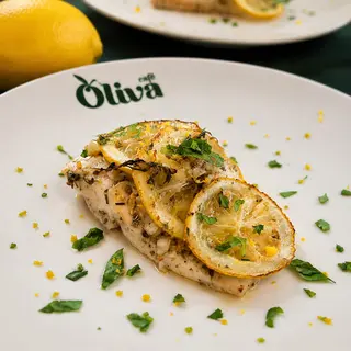 Baked fish with herbs and lemon
