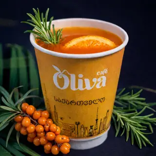 Cup of Sea buckthorn tea