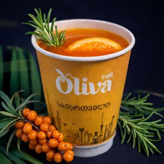 Cup of Sea buckthorn tea