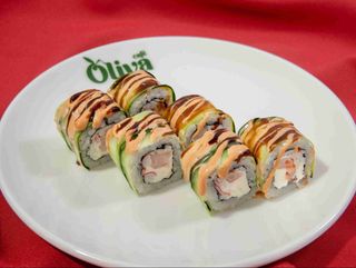 Roll shrimp cucumber