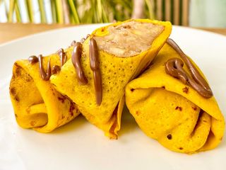 Crepes with banana