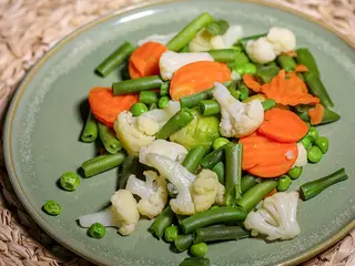 Steamed vegetables VEGAN