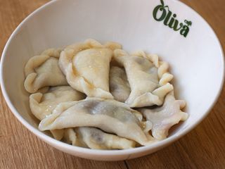 Dumplings with cherry