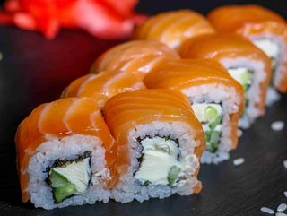 Philadelphia with cucumber