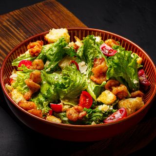 Caesar with shrimps