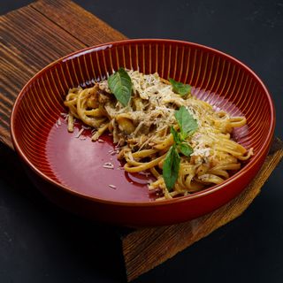 Creamy Ham and Mushroom Pasta