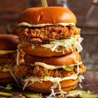 4x ქათმის ბურგერი