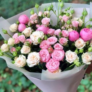 სპრეი ვარდების თაიგული