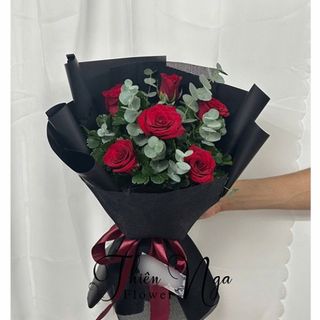წითელი ვარდები (6 ც)