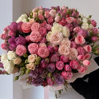 ფერადი სპრეი ვარდები