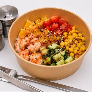 Poke with shrimp