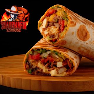 საშუალო შაურმა ყველით