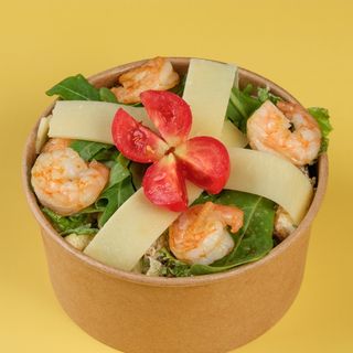 სალათი კრევეტით