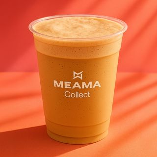 ცივი ყავა კარამელის ნაყინით