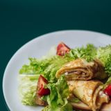 ომლეტი ბეკონით