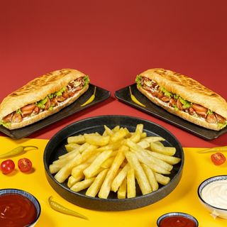 2 მექსიკური პურში + კარტოფილი ფრი საჩუქრად