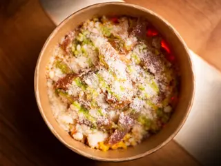Risotto with Jamon and Saffron