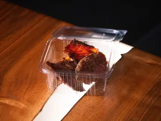 Pork basil jerky