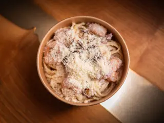 Shrimp pasta
