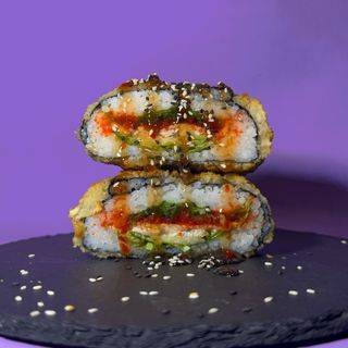 კრევეტის ბურგერი