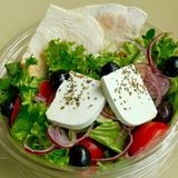 კიტრი პომიდვრის სალათა