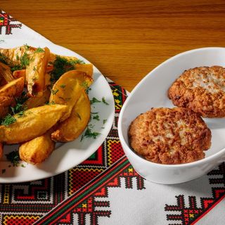 Homemade Cutlet & Potato