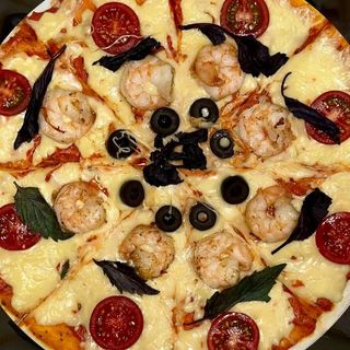 პიცა კრევეტებით