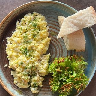 "Scramble" with filling