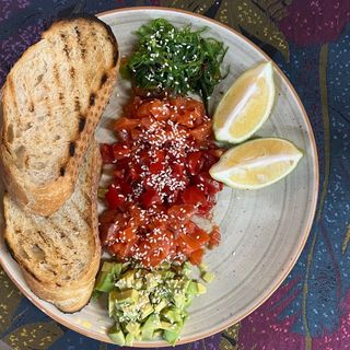 Norwegian salmon tartare