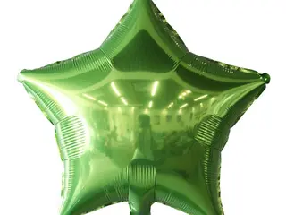 Helium balloon Star Green