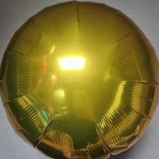 Helium balloon Gold ROUND SHAPE