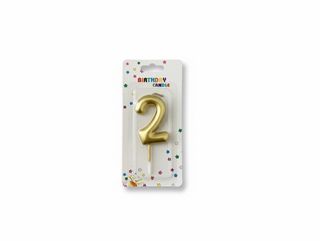 Number Candle Gold - 2
