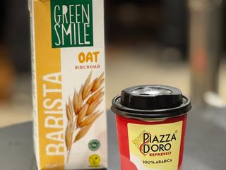 Piazza Doro 100% arabica  XL Cappuccino with oat milk