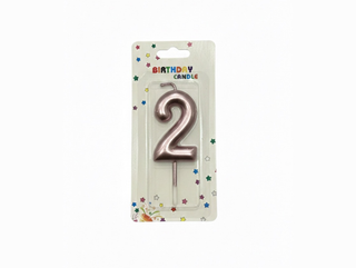 Number Candle Pink - 2
