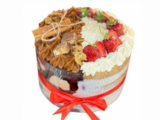 შერეული ტორტი ხილით და ნიგვზით 11-12 ნაჭერი