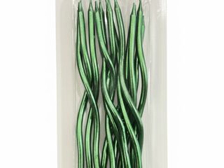 ქრომირებული სანთელი მწვანე