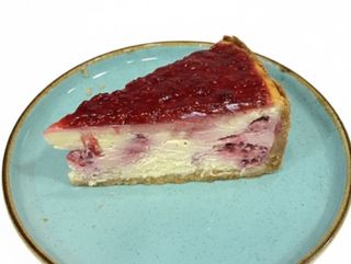 ჟოლოს გამომცვარი ჩიზქეიქი