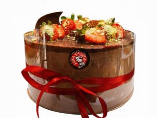 ალუბლის ტორტი შოკოლადის კრემით 8-9 ნაჭრიანი