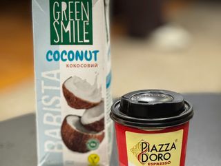 Piazza Doro 100% arabica - Latte with Coconut milk