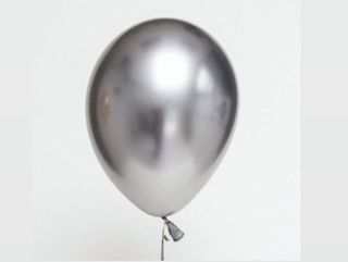 Helium balloon chrome SILVER