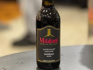 Saperavi wine, red dry, 0.187 L
