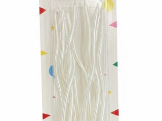 ქრომირებული სანთელი თეთრი