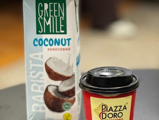 Piazza Doro 100% arabica  XL Cappuccino with coconut milk